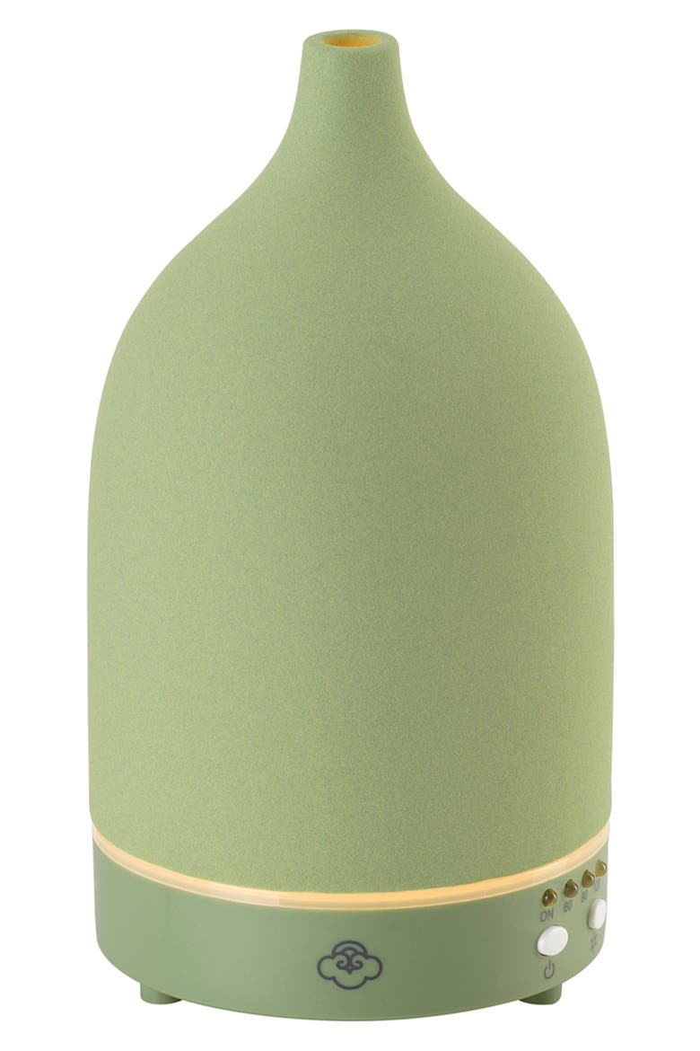 Vapor Ceramic Ultrasonic Diffuser, Alternate, color, GREEN
