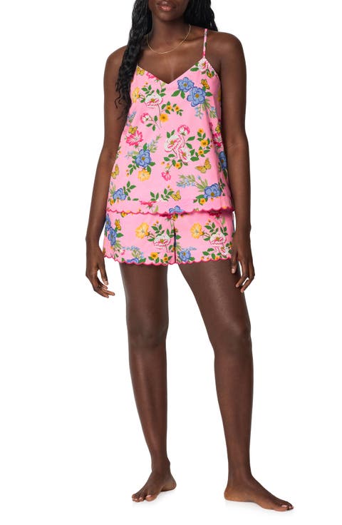 Print Organic Cotton Poplin Short Pajamas