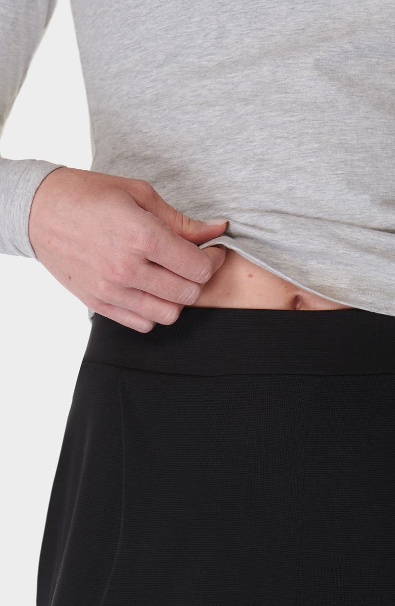 Sweaty Betty At Ease Pleated Wide Leg Pants, Alternate, color, Black