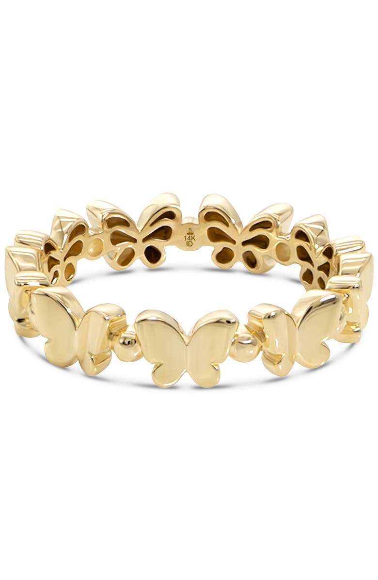DEVATA Butterfly Ring in 14K Gold, Main, color, Yellow Gold