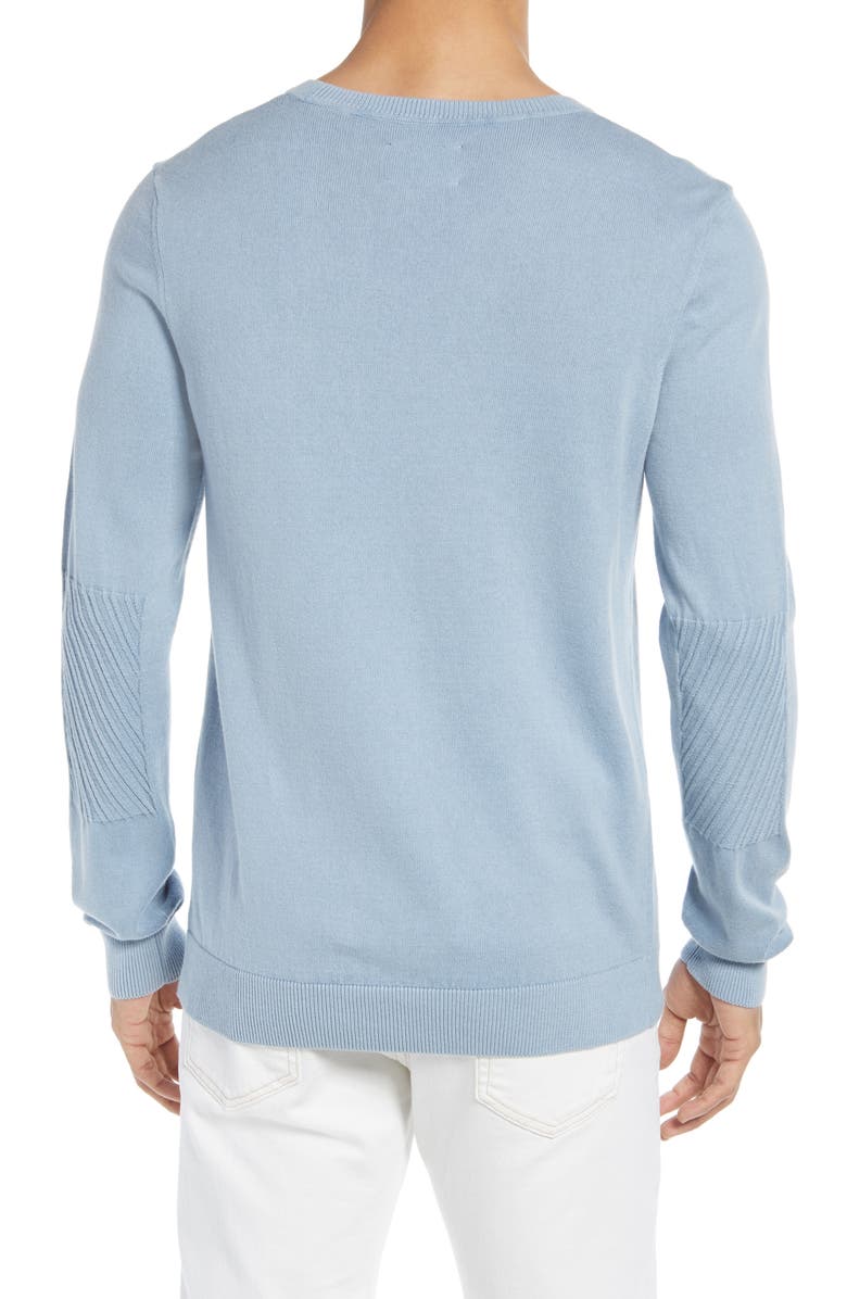 Billy Reid Cotton & Cashmere Crewneck Sweater, Alternate, color,