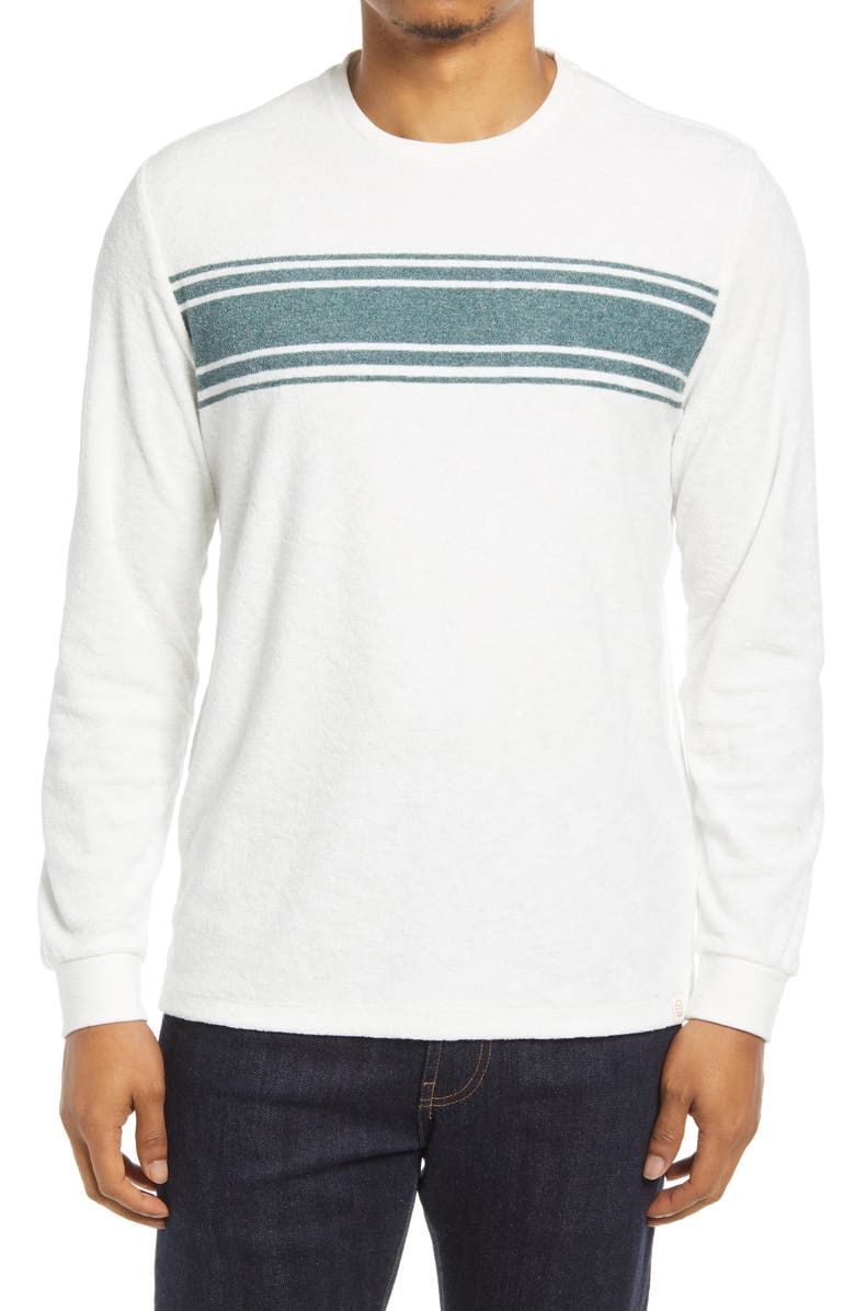 Marine Layer Men's Terry Out Crewneck Sweatshirt, Main, color,