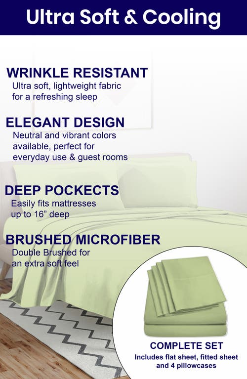 Luxury Home Bright Deep Pocket Premium Sheet Set