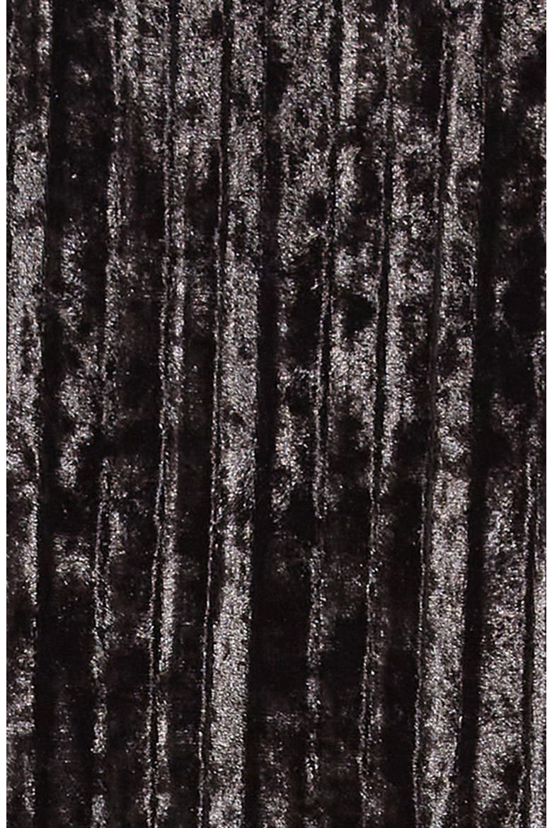 Kids' Velvet Rib Party Dress, Alternate, color, BLACK