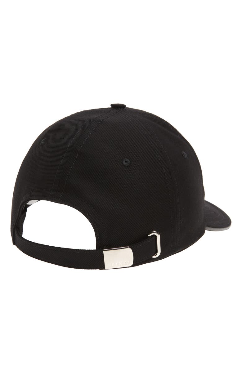 Burberry Horseferry Logo Embroidered Baseball Cap, Alternate, color, 