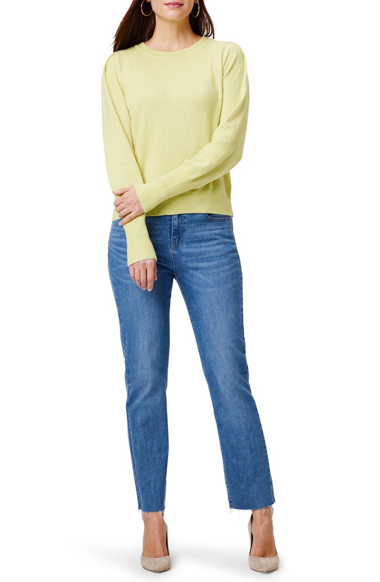 NIC+ZOE Femme Extended Cuff Long Sleeve Cotton Blend Sweater, Alternate, color,