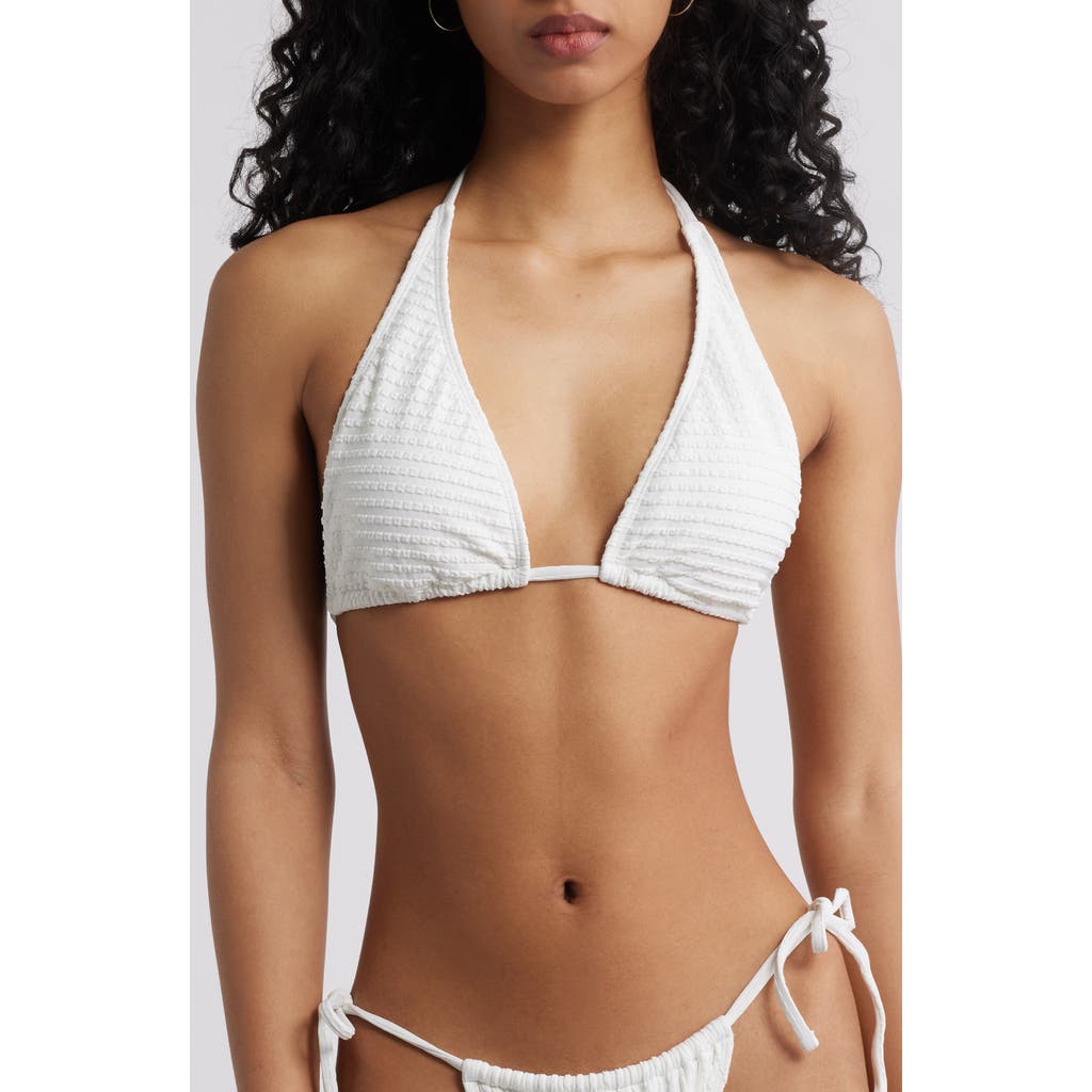 Bp. Rib Convertible Bikini Top In White