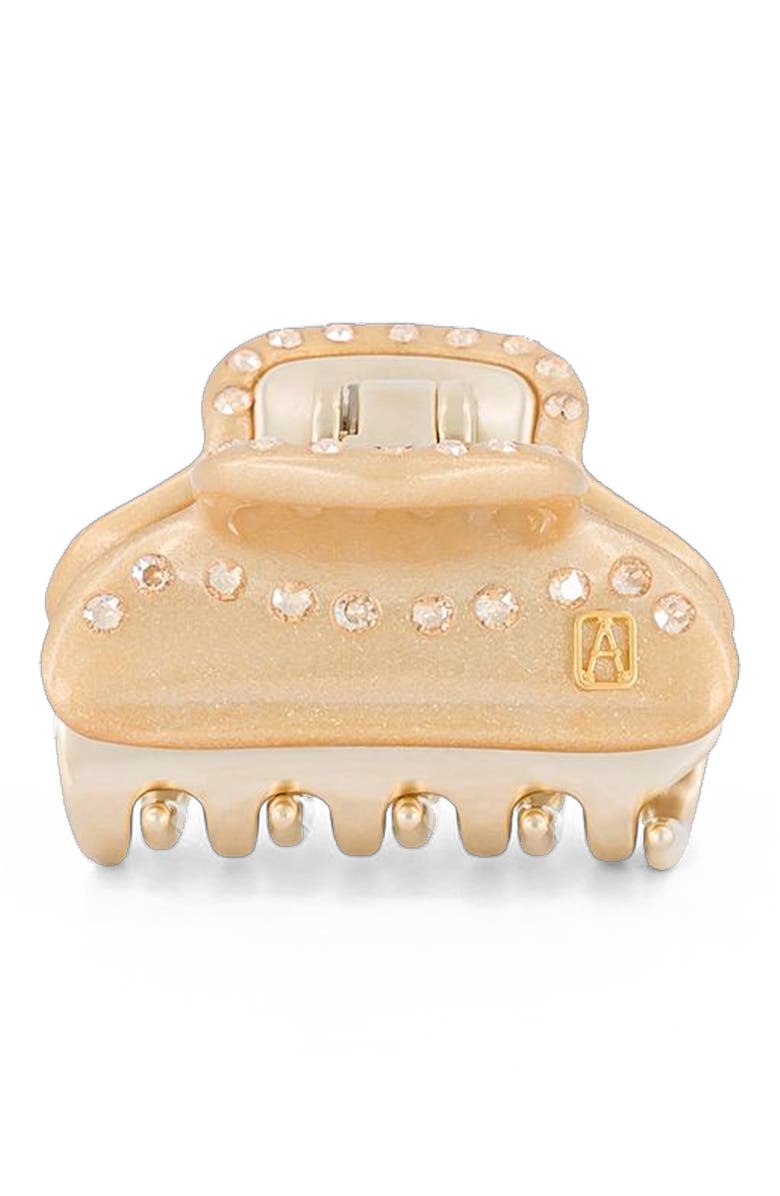 Alexandre de Paris Vendome Crystal Small Hair Clip, Main, color,