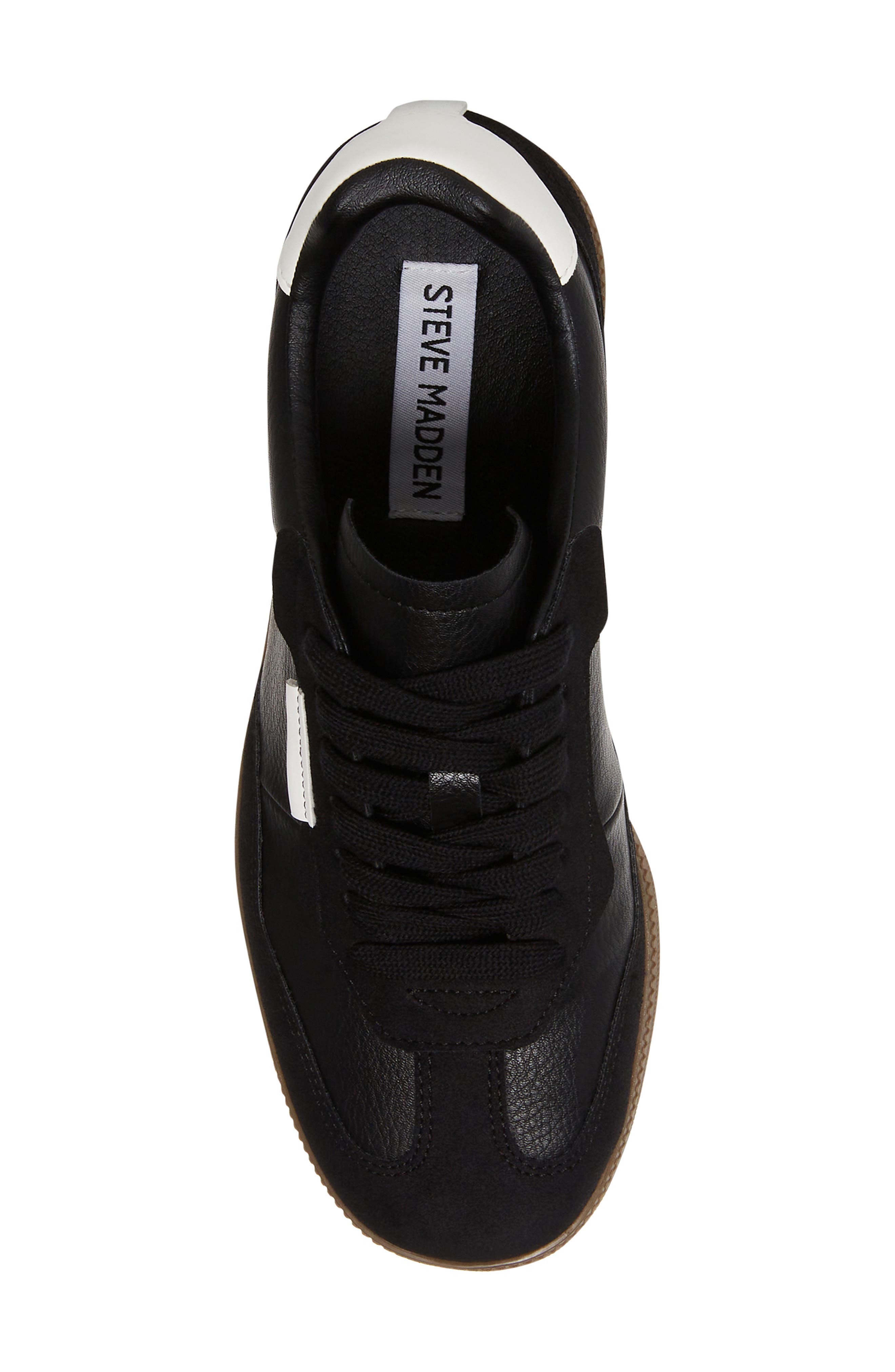 Steve Madden Emporia Sneaker, Alternate, color, Black/ Black