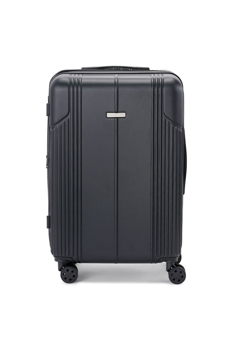 Horizon Upright Suitcase, Main, color, Black