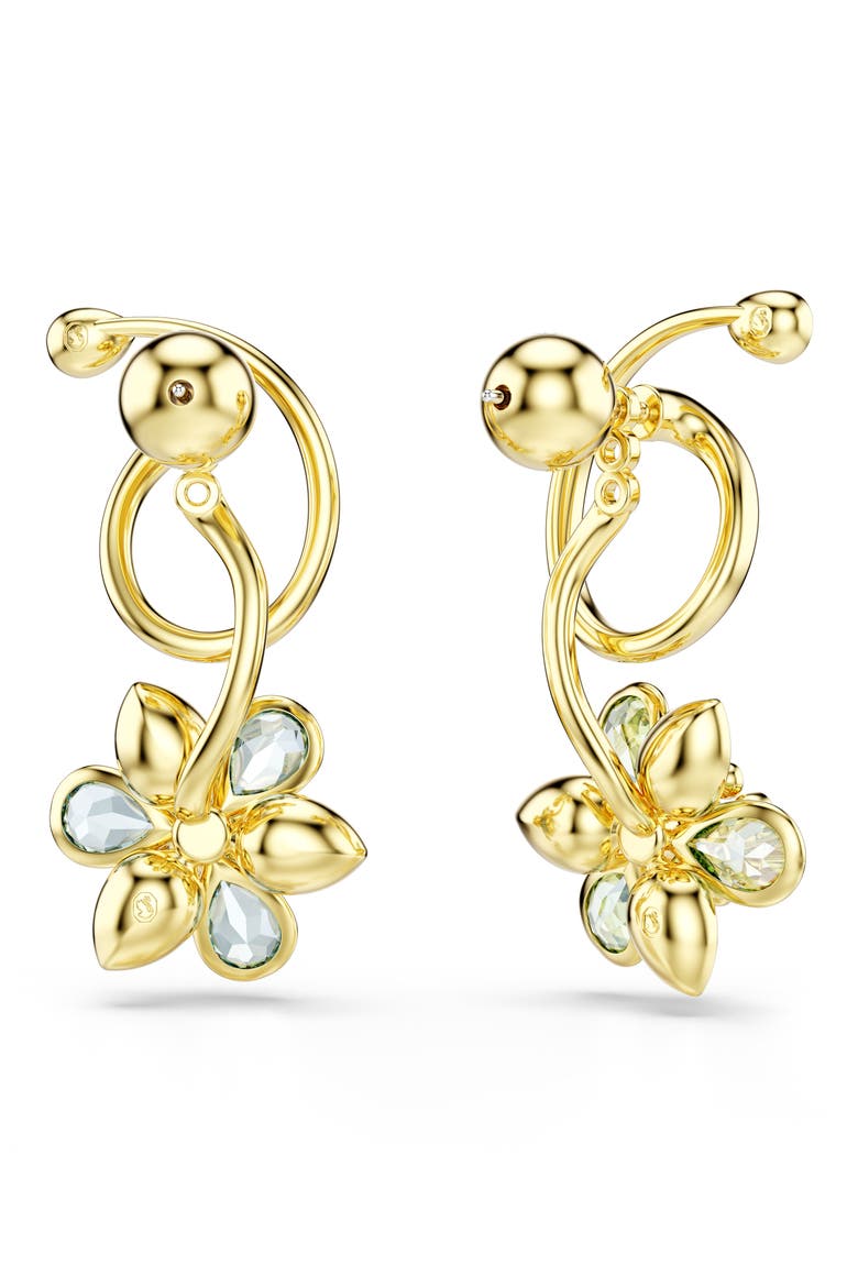 Idyllia Floral Charm Jacket Earrings, Alternate, color, MULTI
