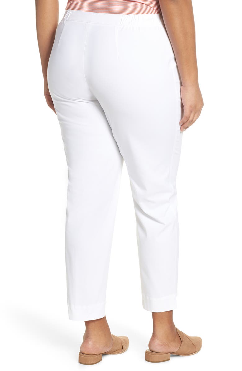 Lafayette 148 New York Manhattan Fundamental Step Hem Slim Pants, Alternate, color, 