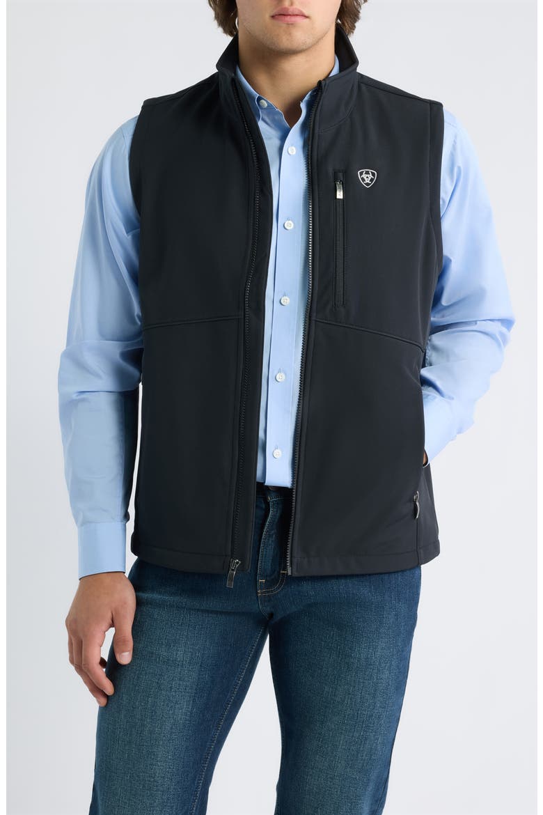 Logo Vest, Main, color, BLACK