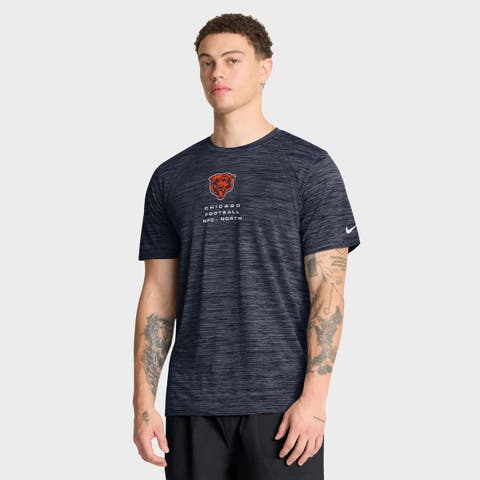 Men's Nike Navy Chicago Bears Velocity Ball Carrier Dri-FIT T-Shirt