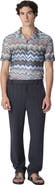 Missoni Classic Trousers In Cotton And Viscose With Tone-on-tone Zigzag Pattern