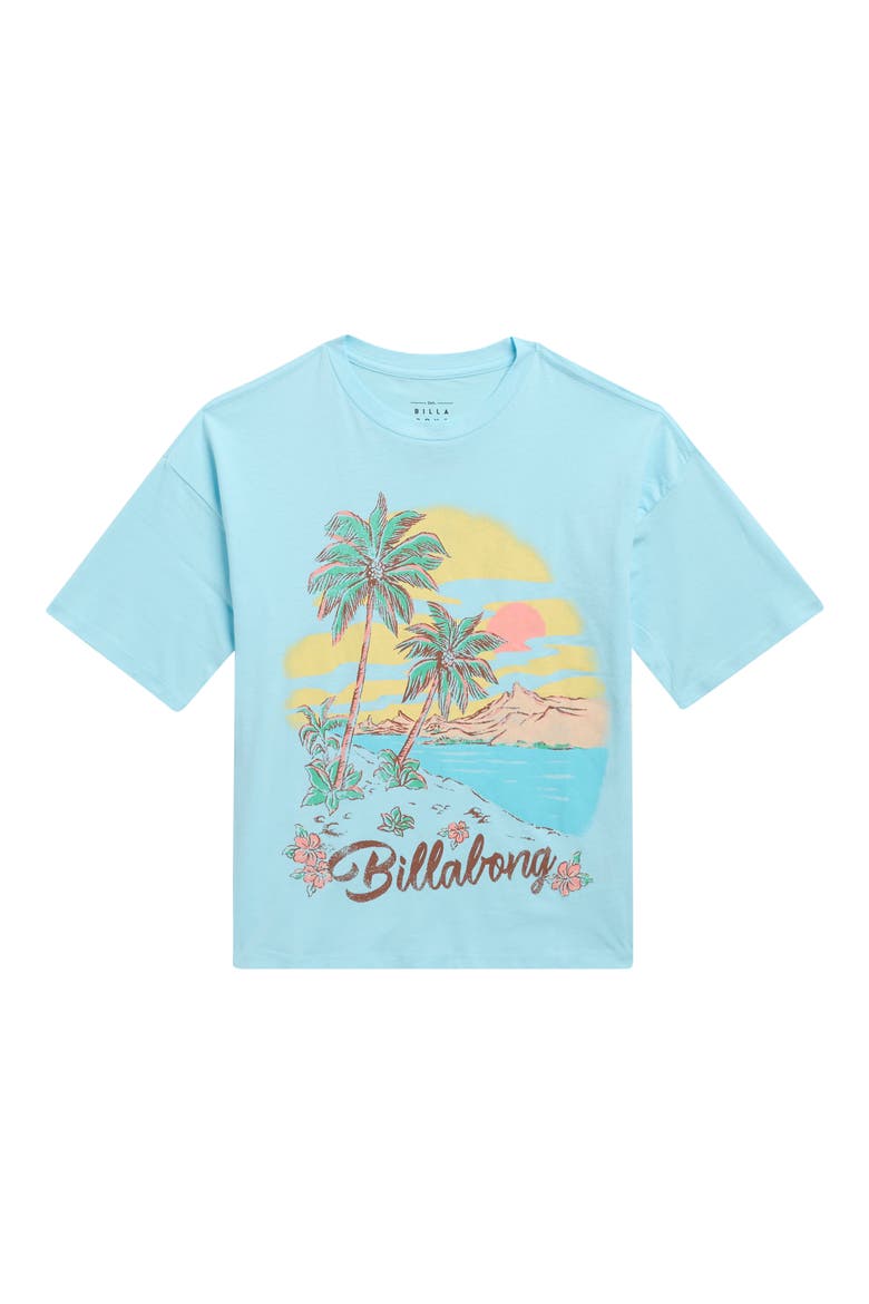 Kids' Paradise Oversize Graphic T-Shirt, Main, color, TIDEPOOL