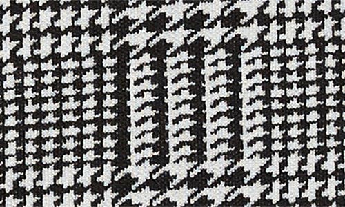 Balmain Prince Of Wales Knit Bodysuit In Black