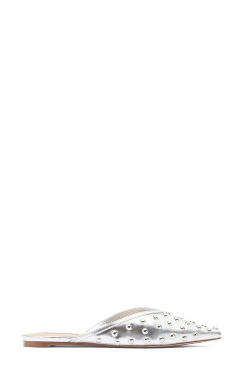 Shop Steve Madden Mayah Studded Mule In Silver