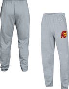 Champion Men's Champion Heather Gray USC Trojans Powerblend Banded Fleece Sweatpants