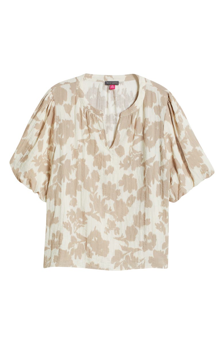 Vince Camuto Organdy Puff Sleeve Top, Alternate, color, 