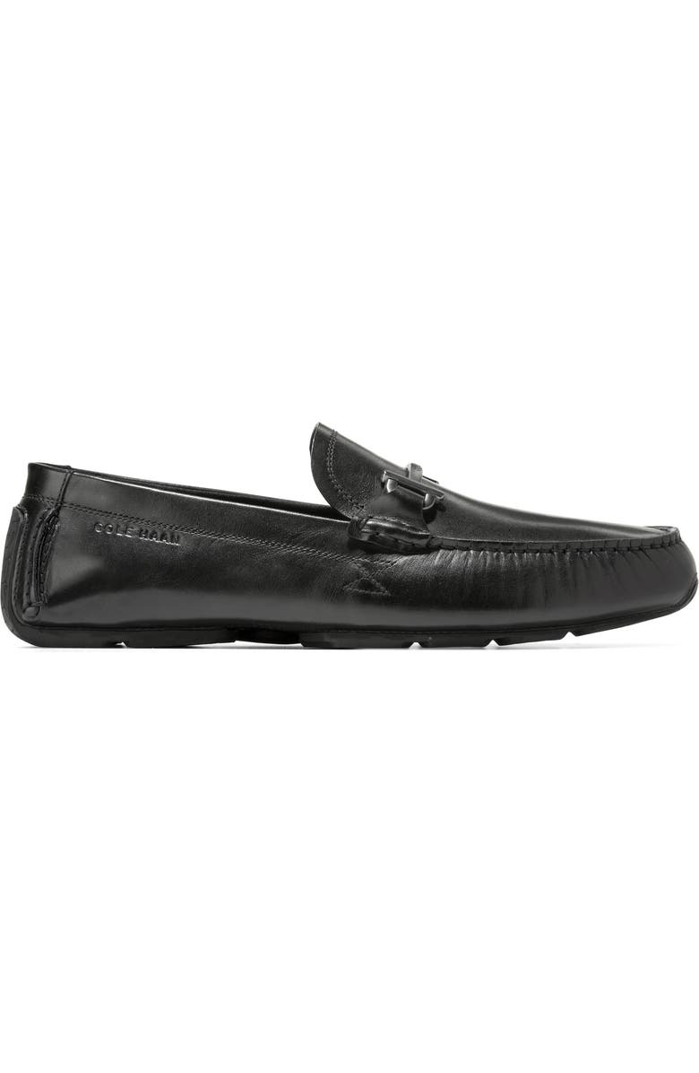 Cole Haan Donohue Grand Bit Driving Shoe, Alternate, color, Black / Black