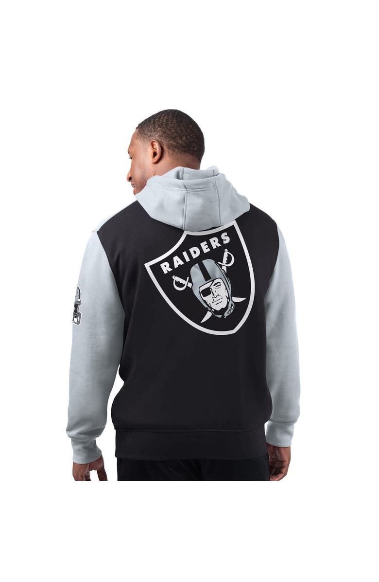 STARTER Men's Starter Black Las Vegas Raiders Extreme Pullover Hoodie, Alternate, color, Black