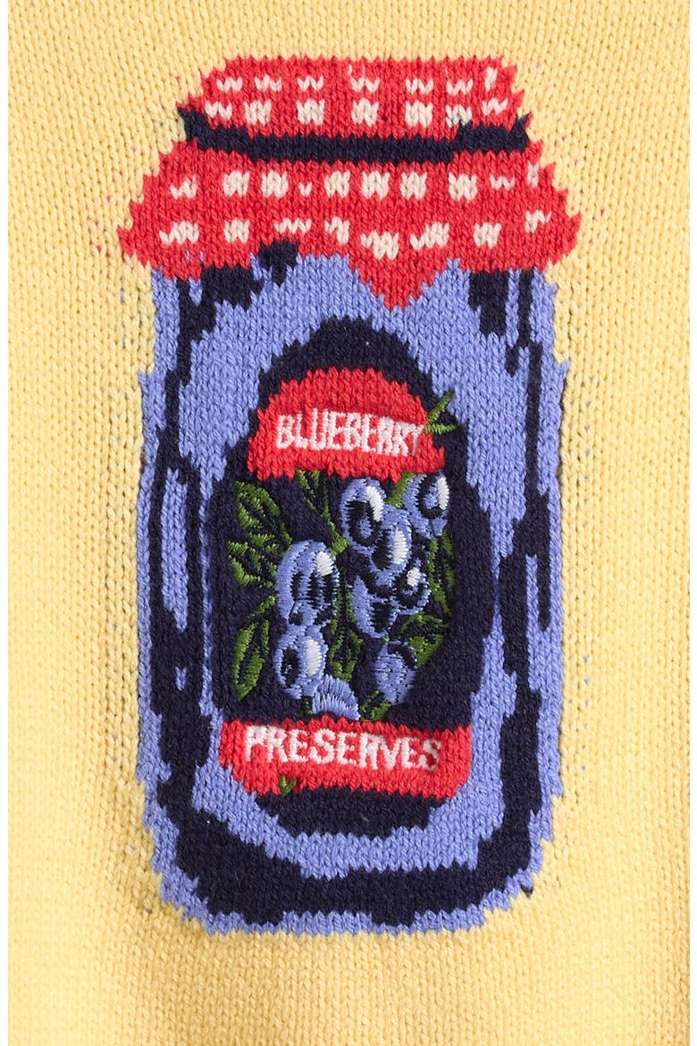 Kids' Blueberry Jam Sweater Vest, Alternate, color, YELLOW COMBO