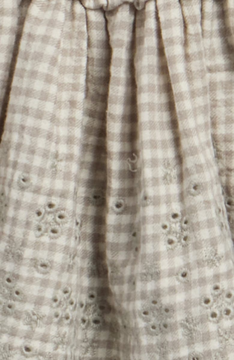 QUINCY MAE Mae Embroidered Smocked Top & Bloomers Set, Alternate, color, Sage