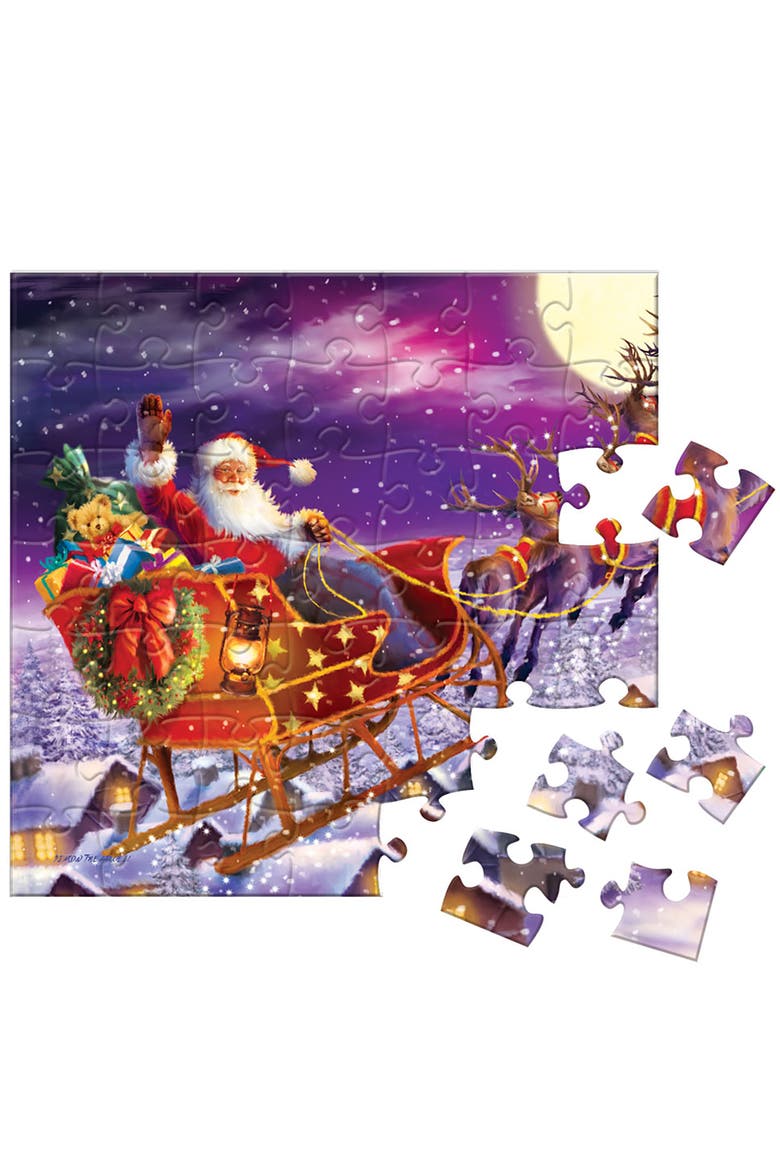Puzzle Advent Calendar Christmas Memories, Alternate, color, Multicolored