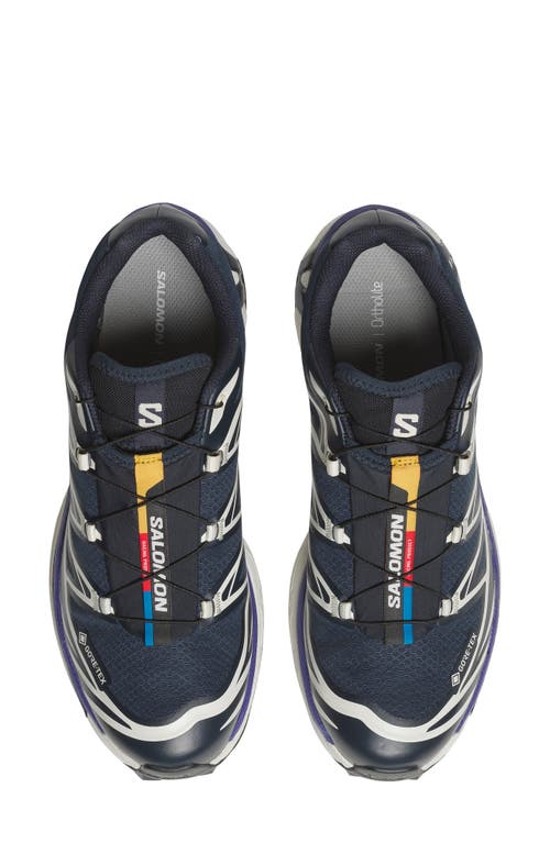 Salomon Gender Inclusive Xt-6 Gore-tex® Waterproof Sneaker In Carbon