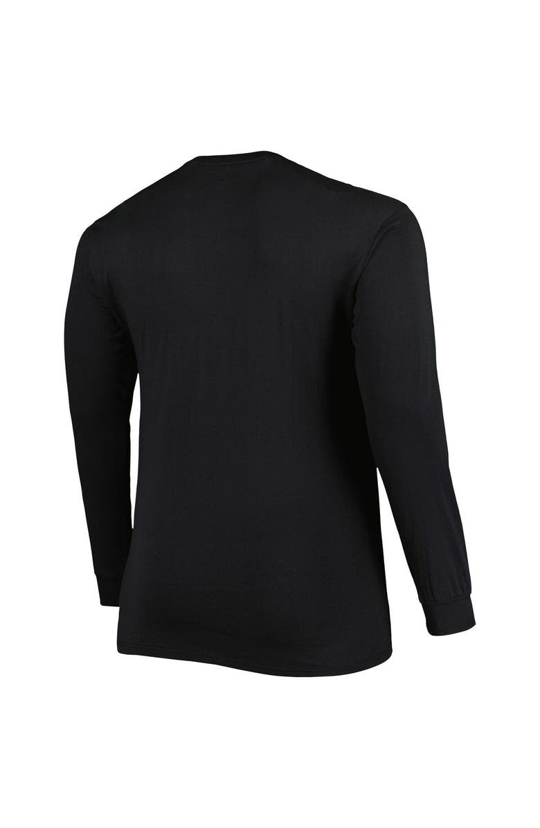 PROFILE Men's Black Chicago White Sox Big & Tall Long Sleeve T-Shirt, Alternate, color, Black