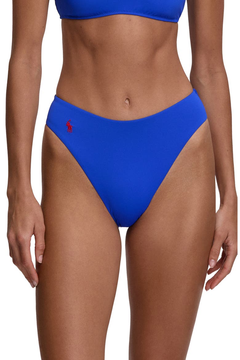 Modern High Cut Bikini Bottoms, Main, color, ULTRAMARINE