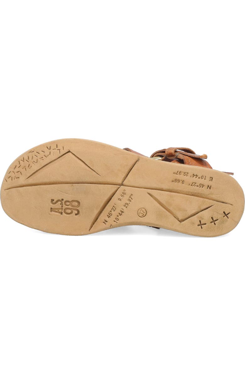 A.S.98 Stiles Ankle Strap Sandal, Alternate, color, Whiskey