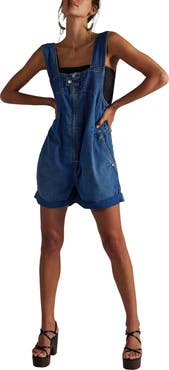 Free People Jude Cotton Shortalls