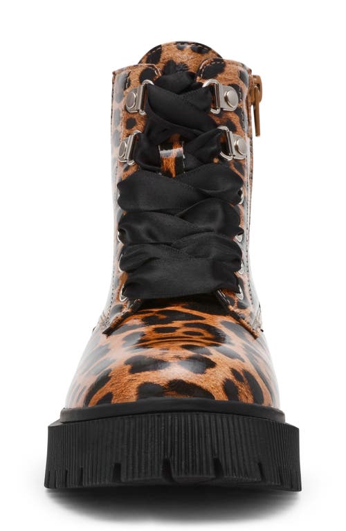 Dolce Vita Dv By Kids' Chrystal Lace-up Boot In Animal Print