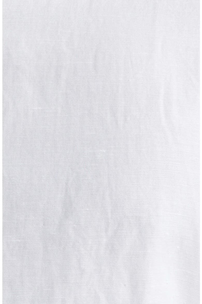 Modern Fit Cotton & Linen Dress Shirt, Alternate, color, WHITE