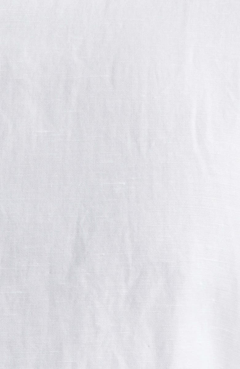 1863 by Eterna Modern Fit Cotton & Linen Dress Shirt, Alternate, color, White
