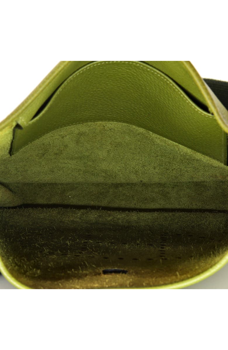 Pre-Owned Hermes Evelyne Bag Gen I Clemence PM, Alternate, color, Chartreuse