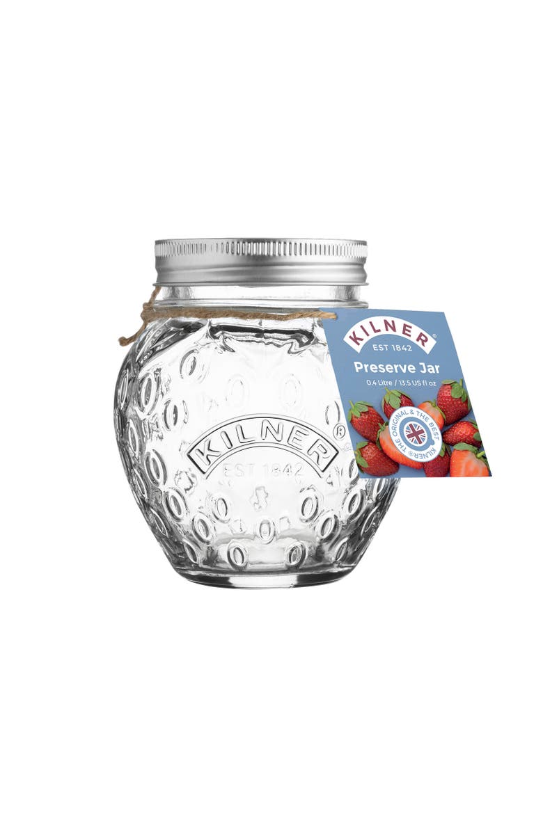 Kilner Strawberry Fruit Jar, 13.5 Ounce, Alternate, color, Clear
