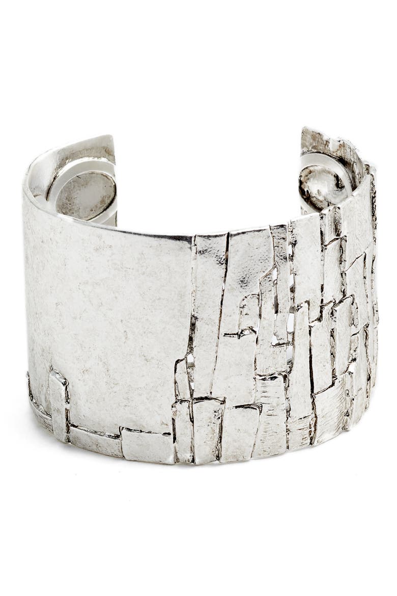 Wide Cuff, Main, color, SILVER