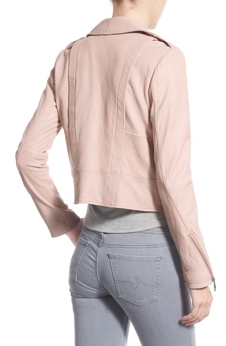 Rebecca Minkoff Pebble Leather Jacket, Alternate, color,