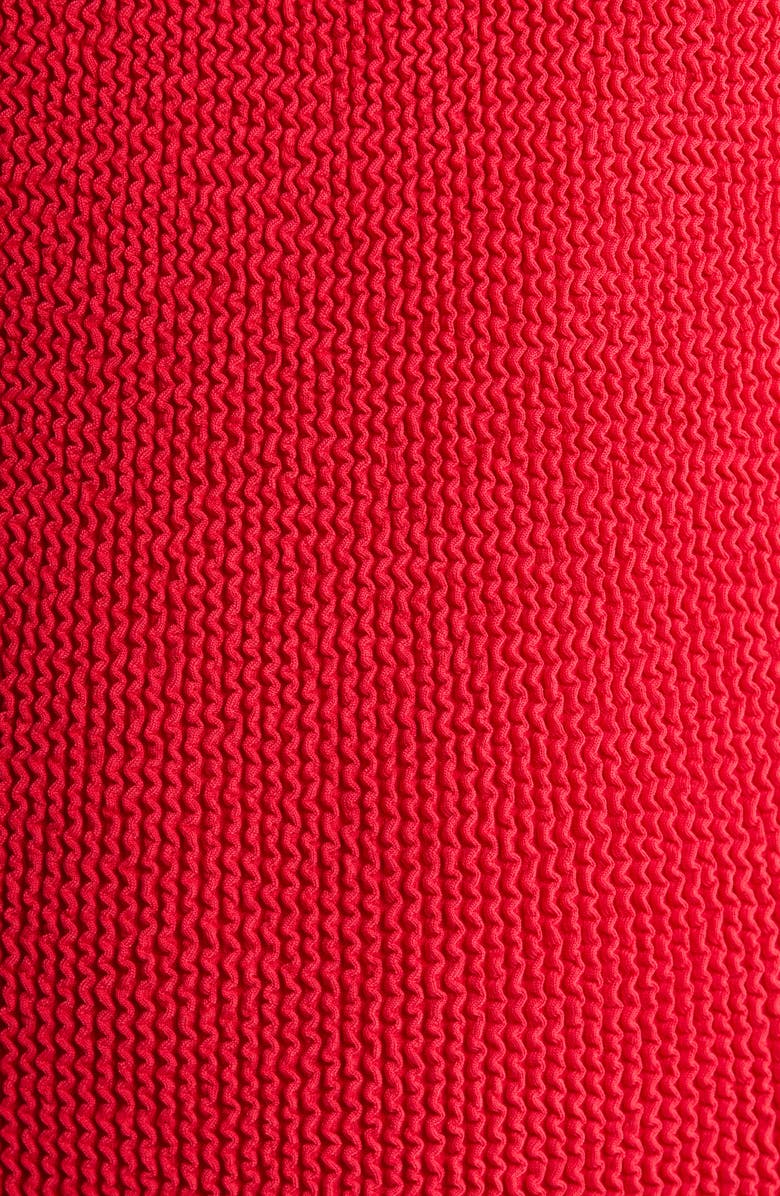 Hunza G Domino One-Piece Swimsuit, Alternate, color, Red