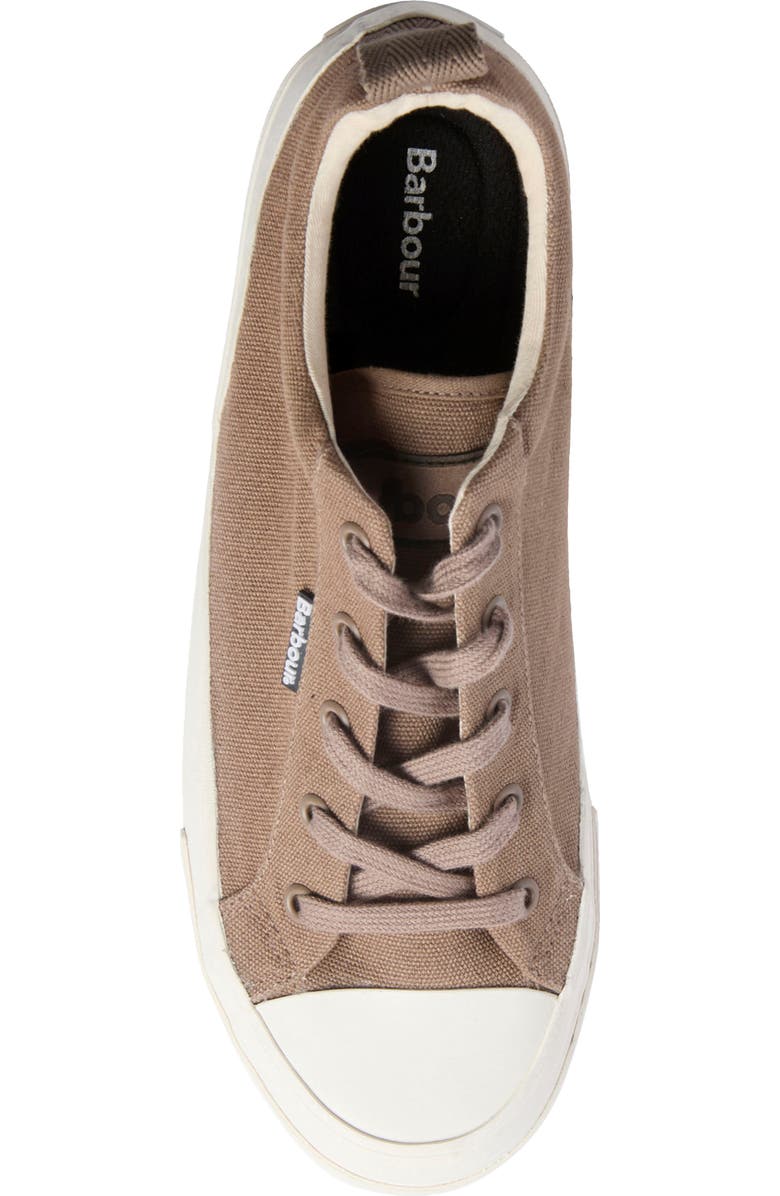 Barbour Stanhope Canvas Low Top Sneaker, Alternate, color, Taupe