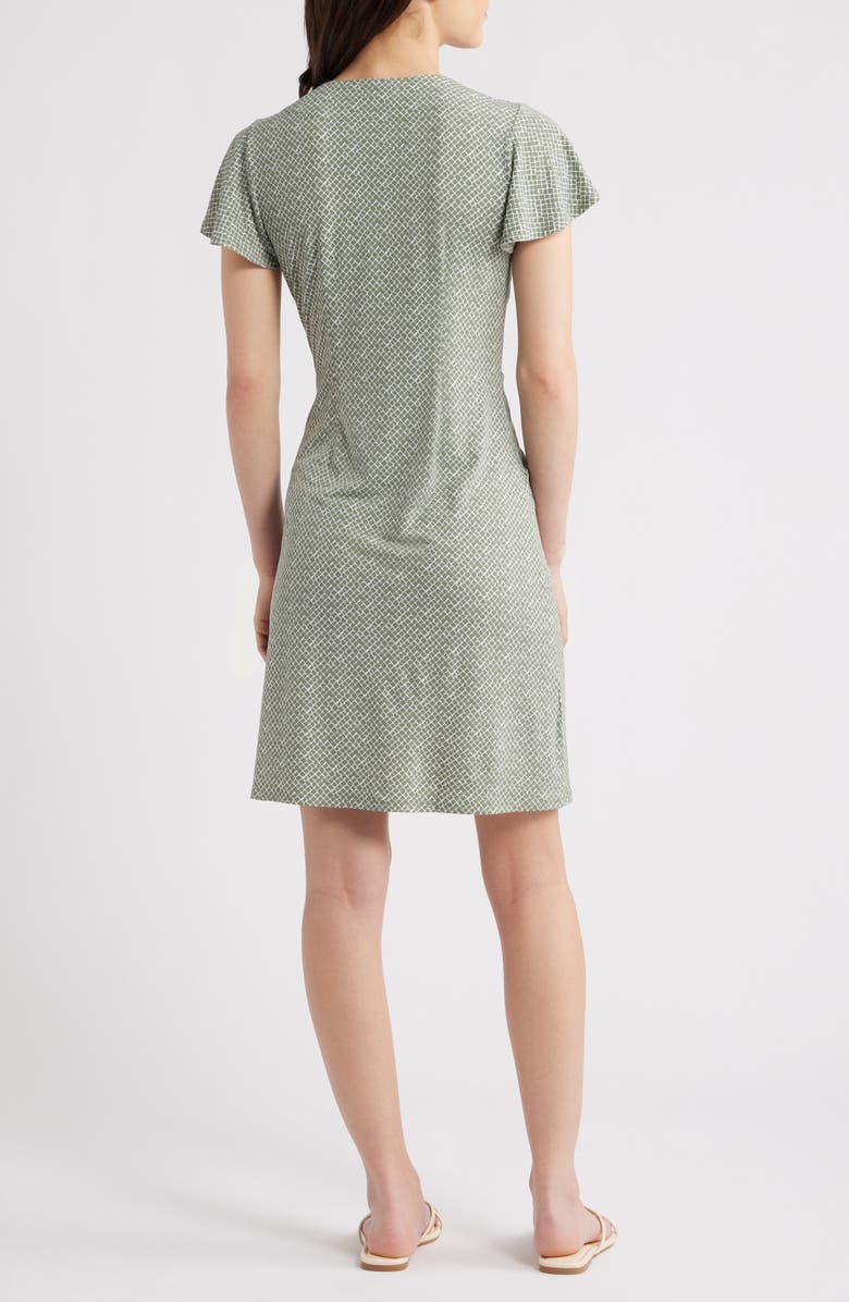 Tommy Bahama Clara Bay Breeze Short Sleeve Dress, Alternate, color, Soapstone