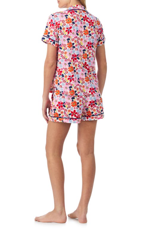 Kate Spade New York Print Short Pajamas In Pink