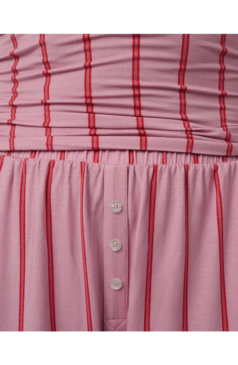 WeWoreWhat Sleep Boxer Pant, Alternate, color, Bblegum Pink Mt