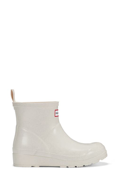 Hunter Original Play Waterproof Rain Bootie In Shaded White