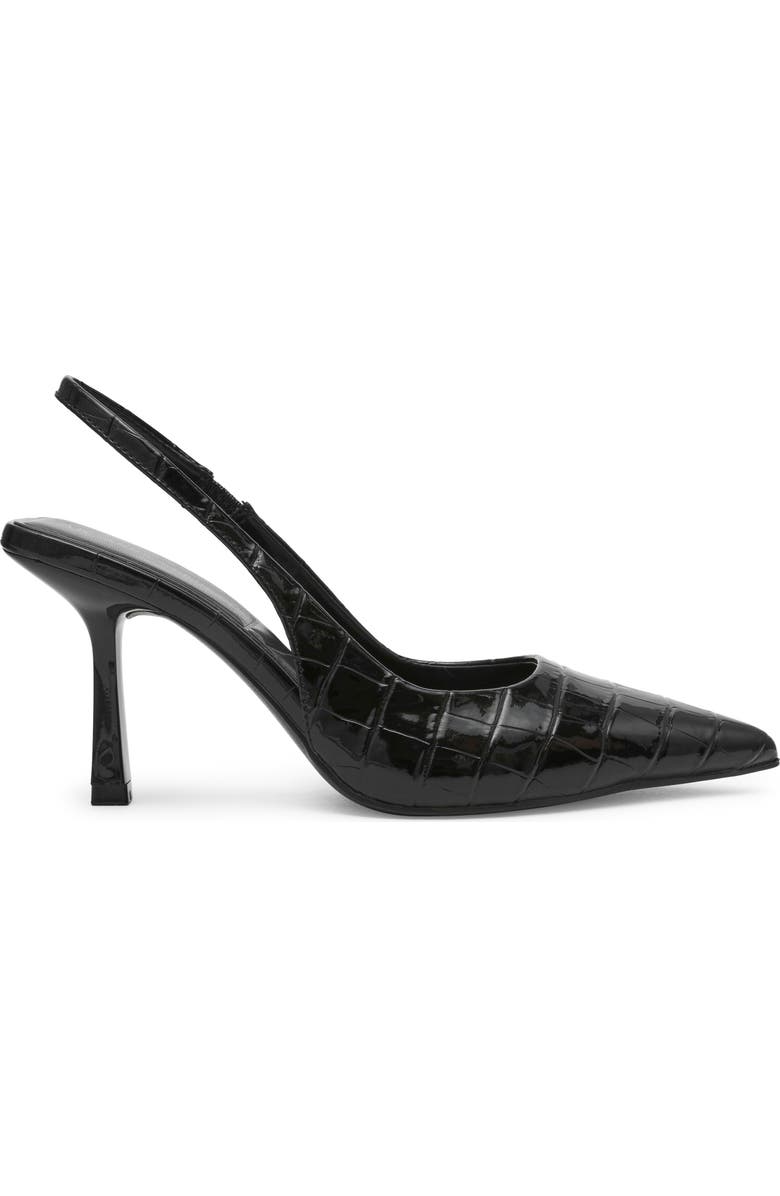 Anne Klein Indianna Slingback Pump, Alternate, color, Black Croc