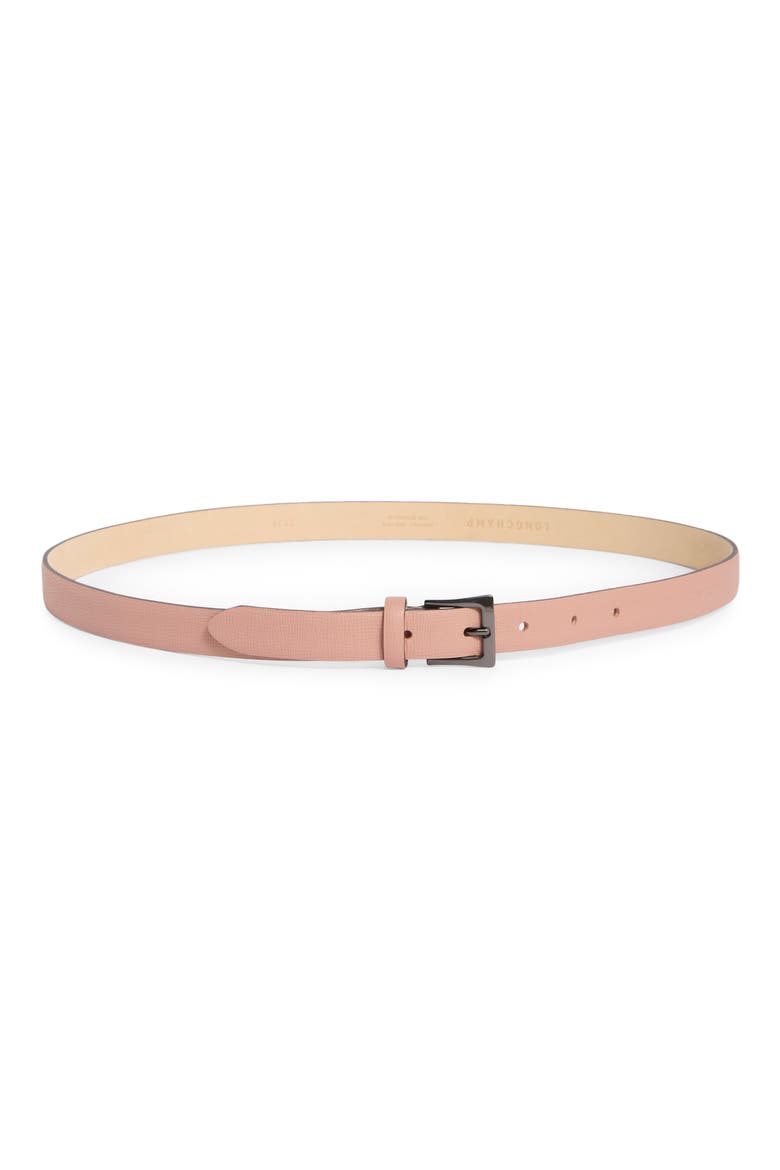Leather Belt, Main, color, BLUSH