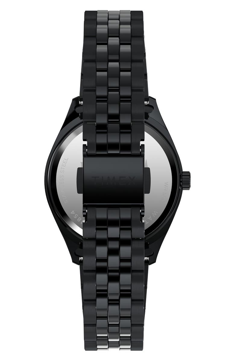 Timex<sup>®</sup> x Wednesday Legacy Bracelet Watch, 36mm, Alternate, color, Black